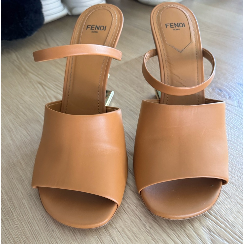 Leather Fendi First Heel